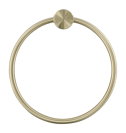 Mica Fluted Towel Ring - French Gold