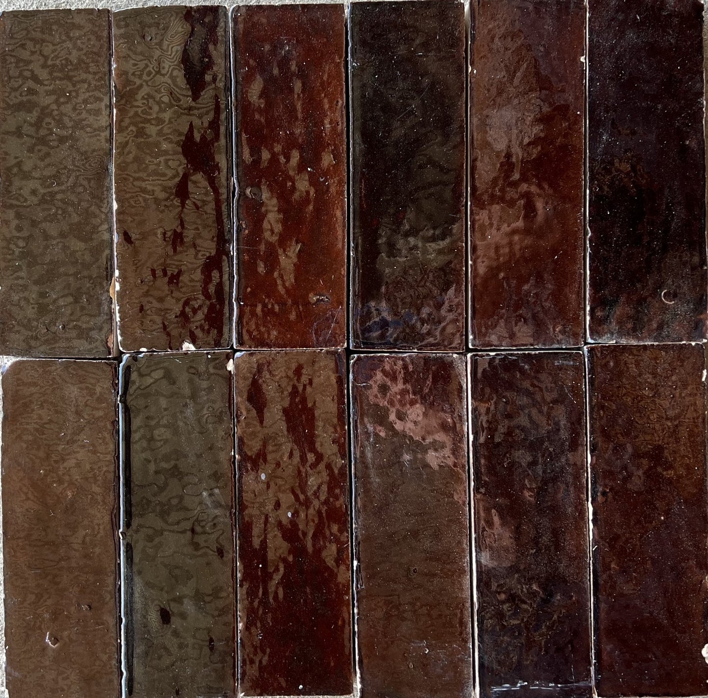 Zellige Bejmat Marron Tile 50x150