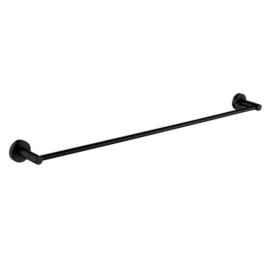 Pentro Single Towel Rail - Matte Black