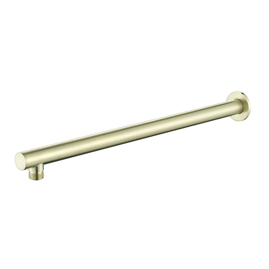 Mica Straight Wall Shower Arm 450mm - French Gold