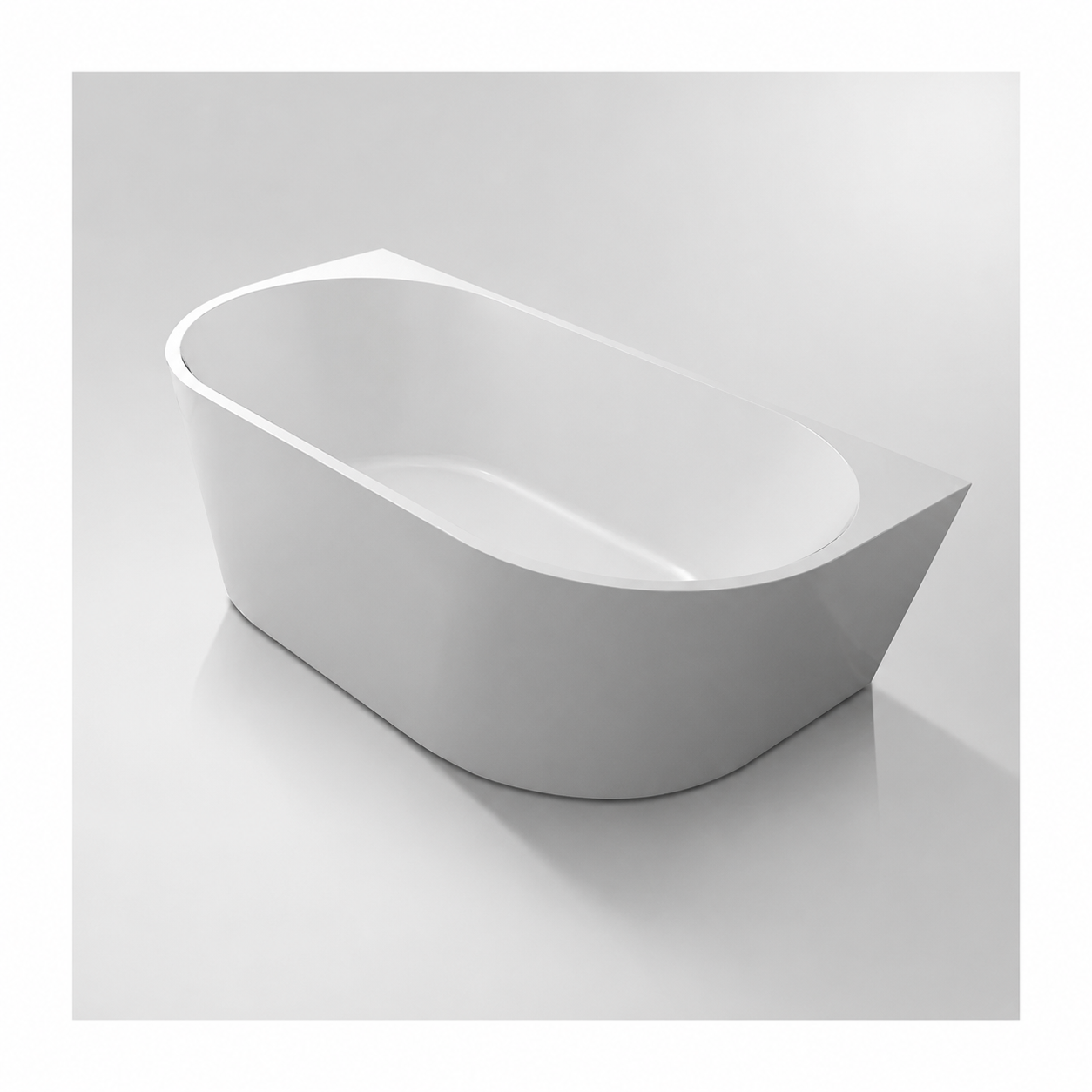 Nalpa Back-To-Wall Bathtub