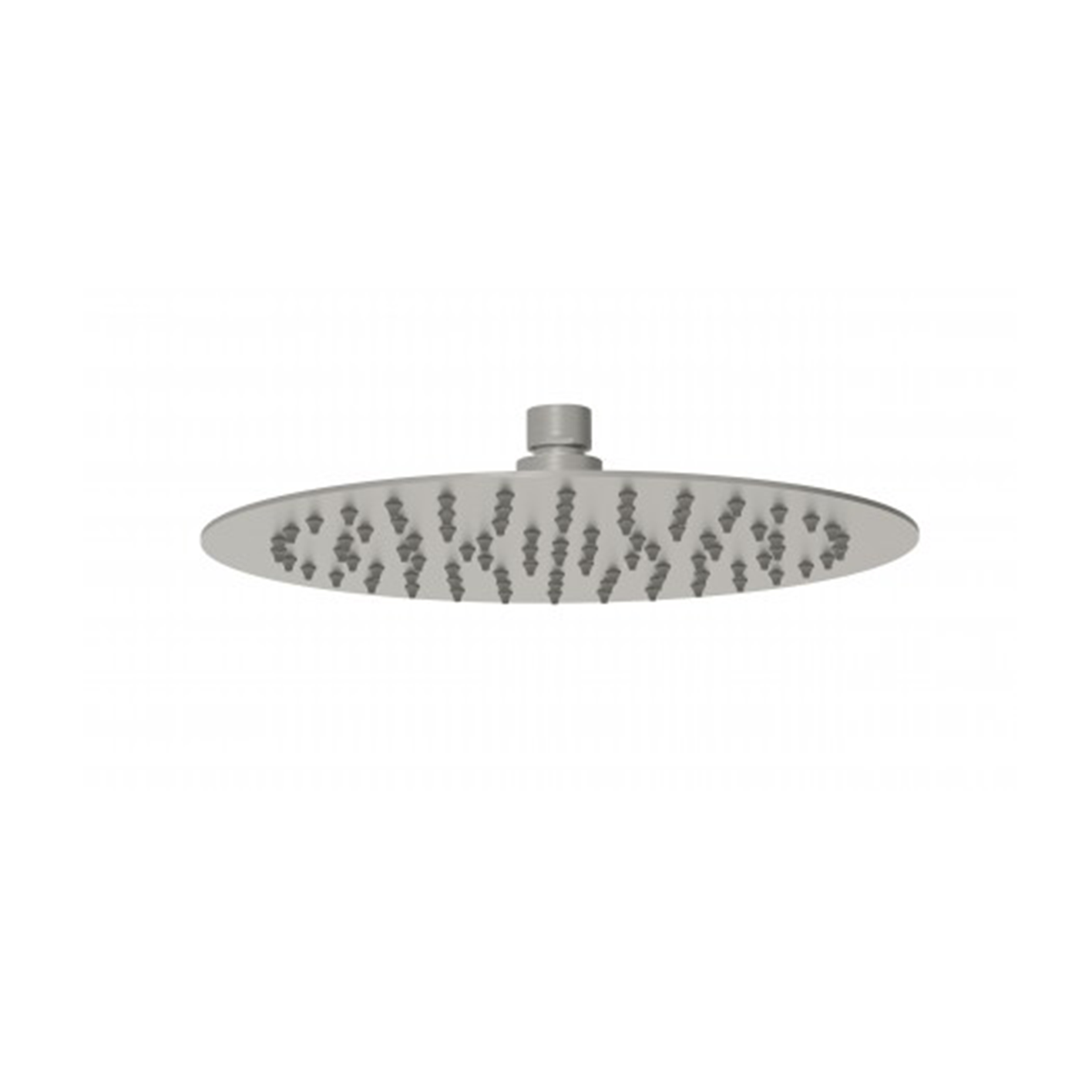 Dove Round Stainless Steel Shower Head 250mm - Brushed Nickel