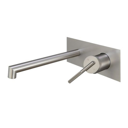 Caddence Wall Mixer with Spout - Brushed Nickel