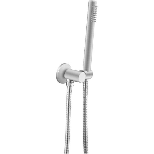 AQ Round Hand Held Shower Set - Brushed Nickel