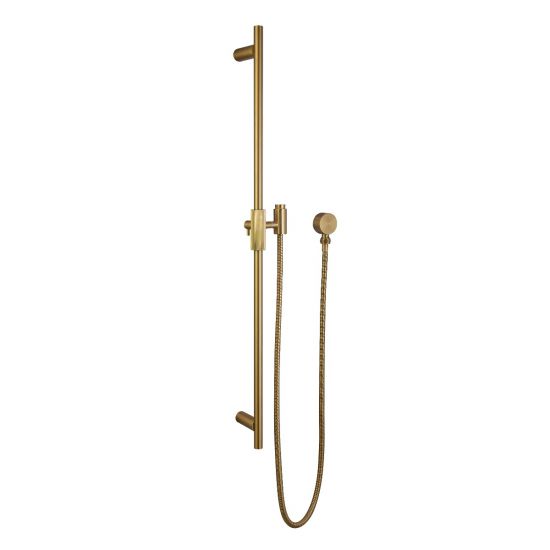 Caddence Shower Rail - Brushed Yellow Gold
