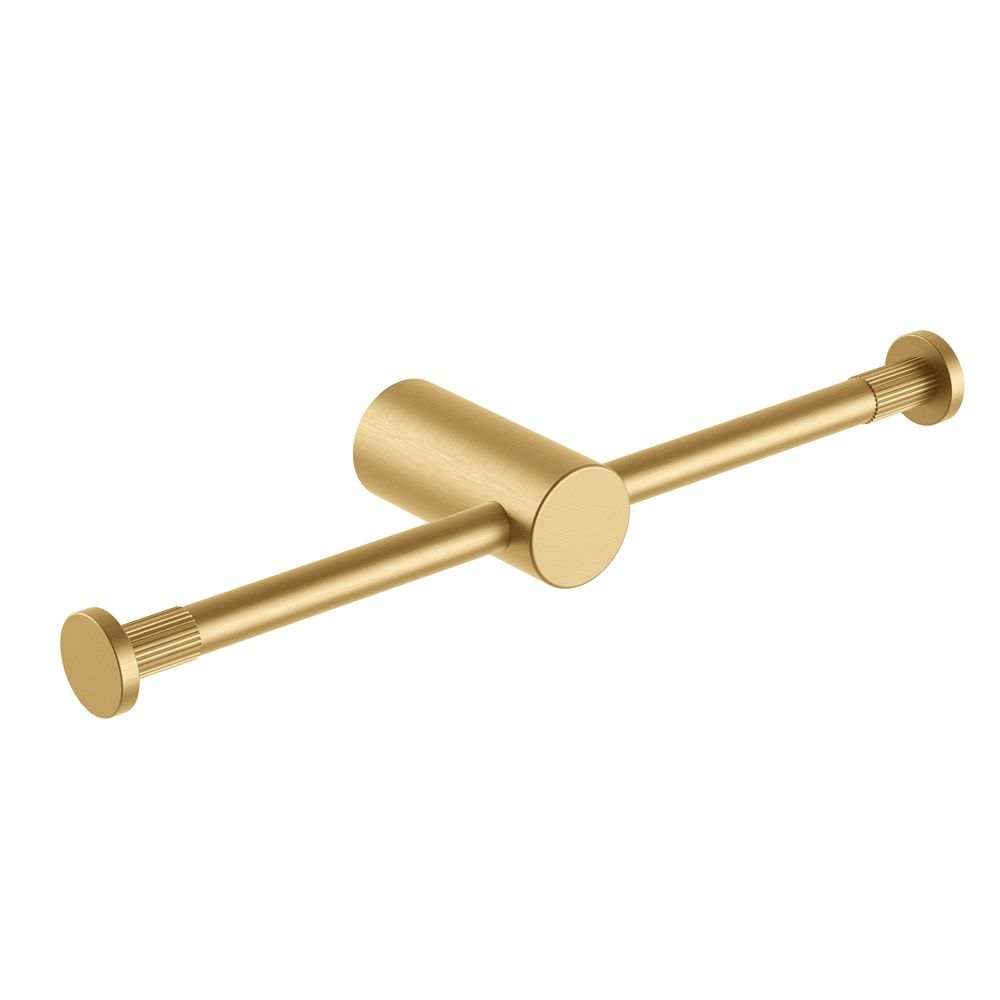 Caddence Toilet Paper Holder - Brushed Yellow Gold