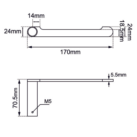 Rushy Toilet Roll Holder - Brushed Gold