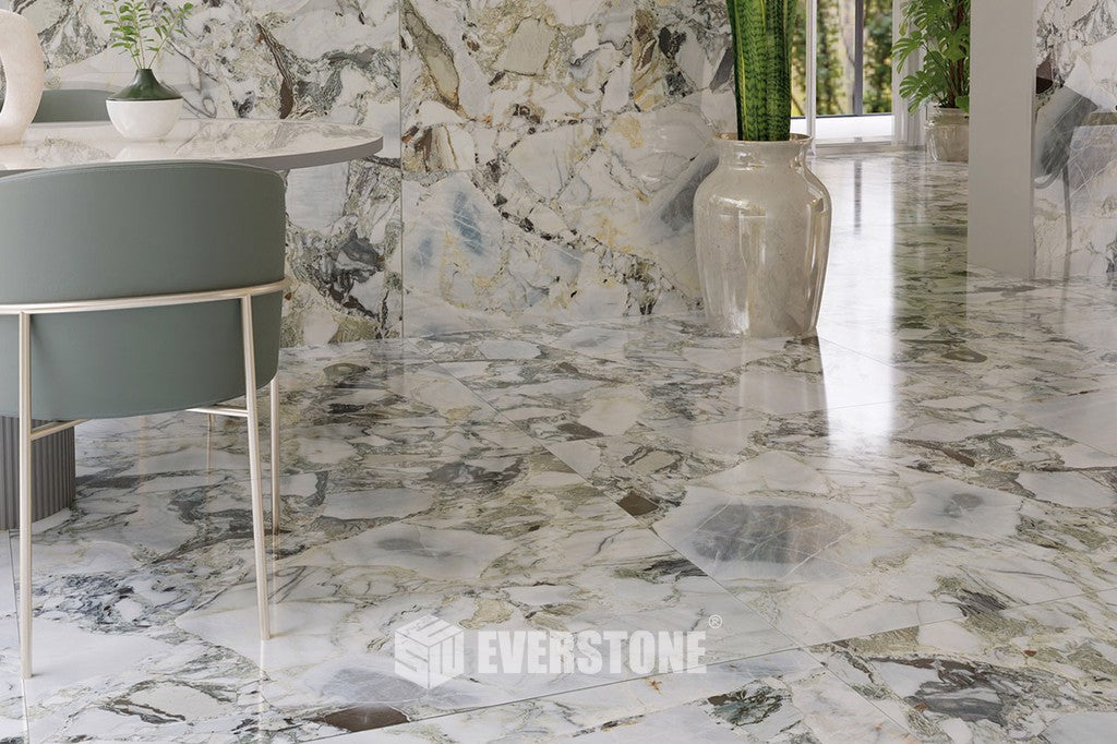 Wonderland Italian Porcelain Tile - White Beauty