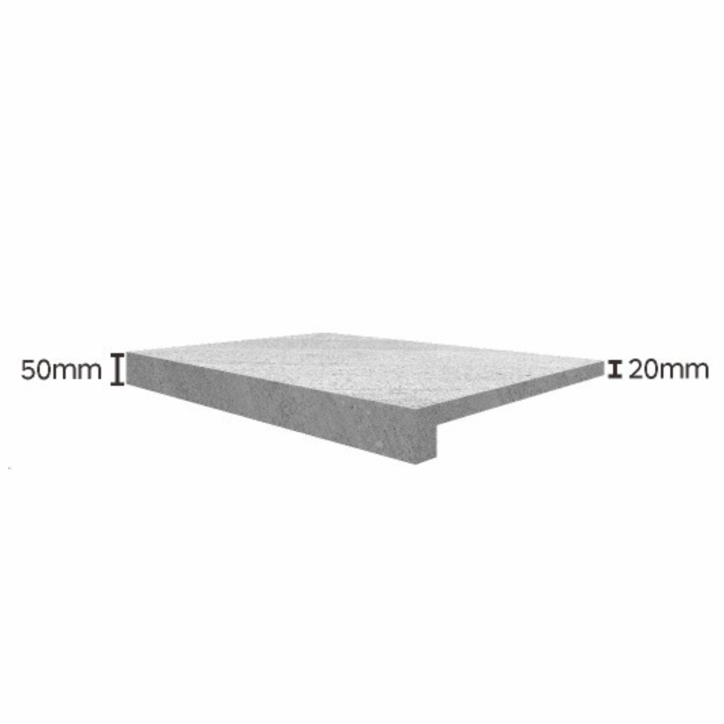 Find 20mm Pavers Drop Edge - Light Grey