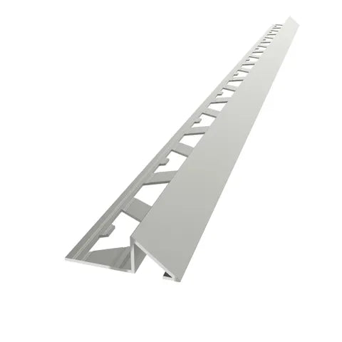 Amark Triangular Aluminium Tile Trim - Matte Silver