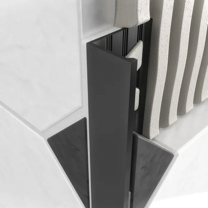 Amark L-Profile Aluminium Angle - Matte Black