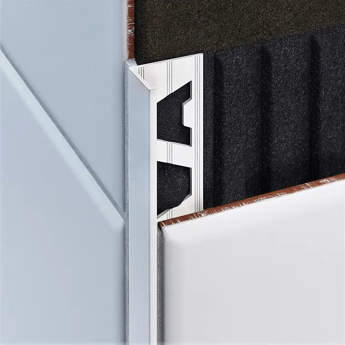 Amark L-Profile Aluminium Angle - Gloss White