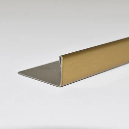 Amark L-Profile Stainless Steel Angle - Brushed Gold