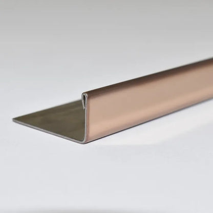 Amark L-Profile Stainless Steel Angle - Polished Rose Gold