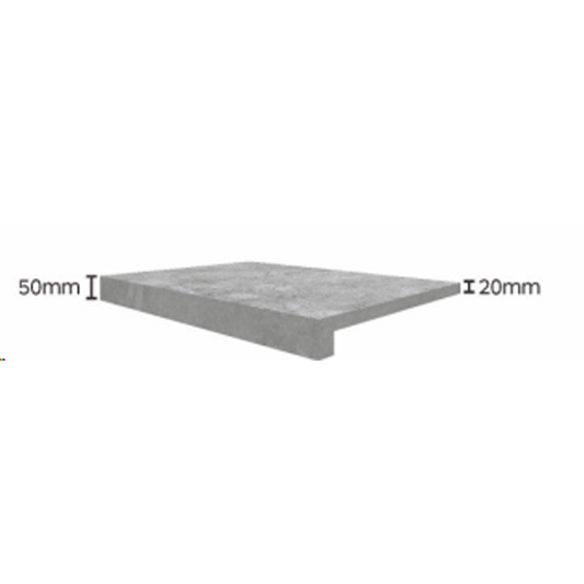 Find 20mm Pavers Drop Edge - Medium Grey