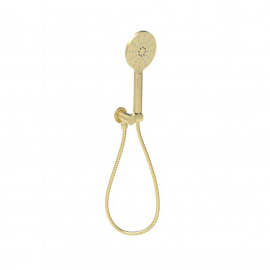 Cora Round Hand Shower - Brushed Gold