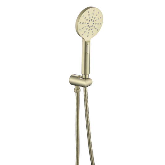 Mica Wide Hand Shower - French Gold