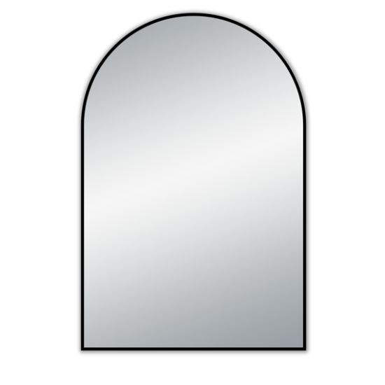 Uni-Arch Framed Mirror - Matte Black