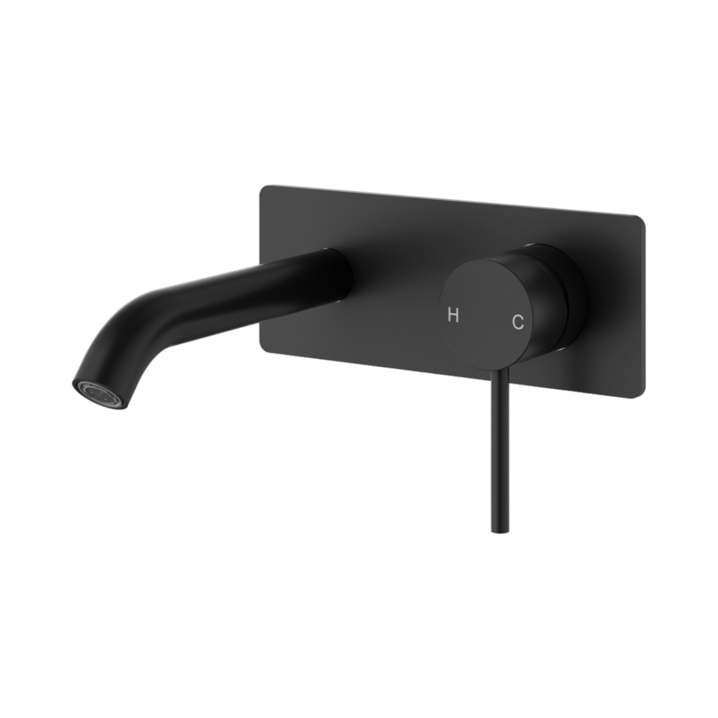 Otus Slimline SS Wall Basin Mixer Trim Kits - Matte Black