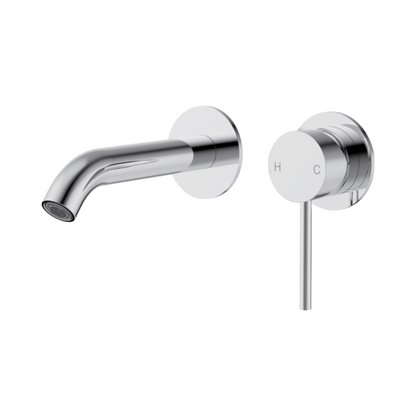 Otus Slimline SS Wall Basin Mixer Separate Back Plate Trim Kits - Chrome