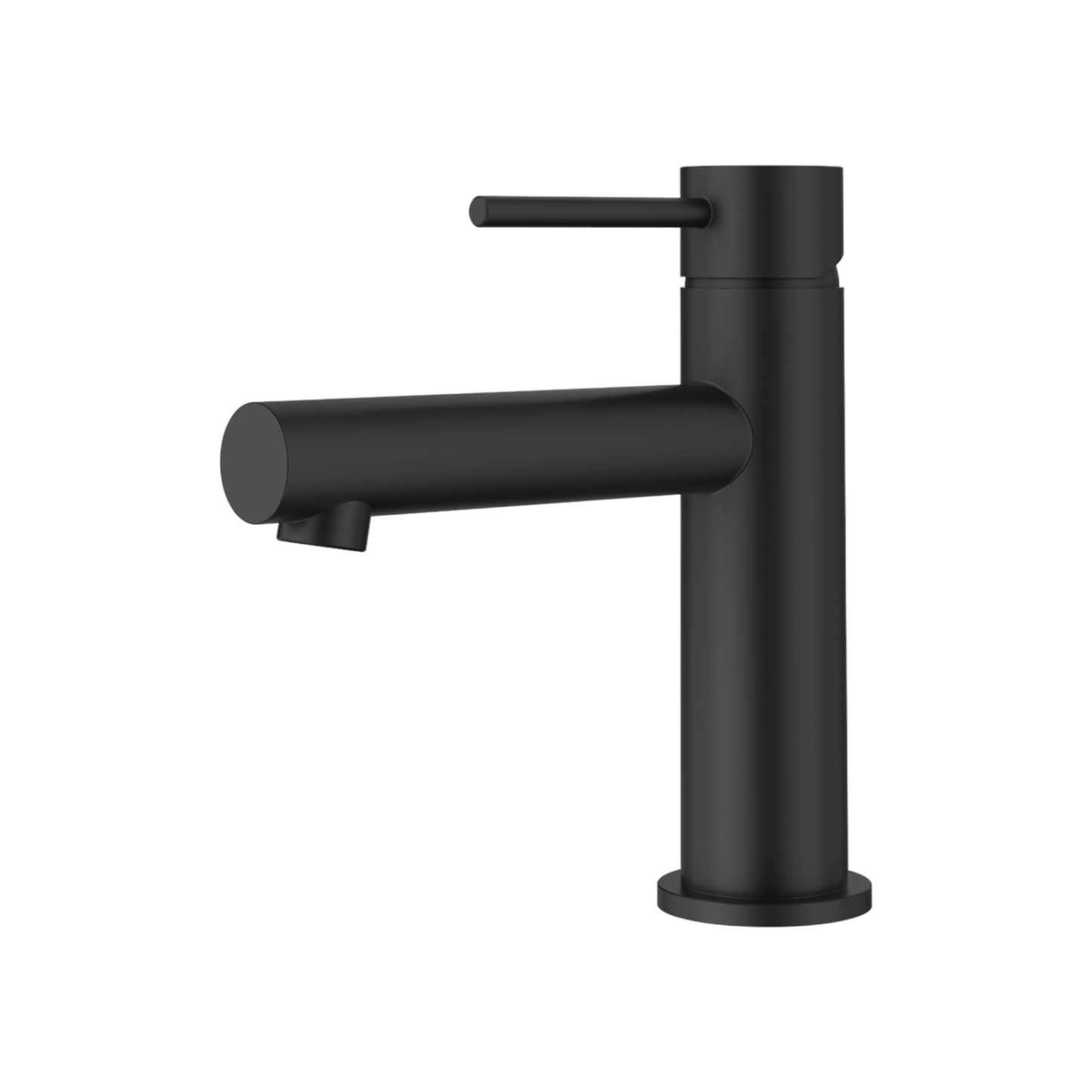 Otus Slimline Stainless Steel Basin Mixer - Matte Black