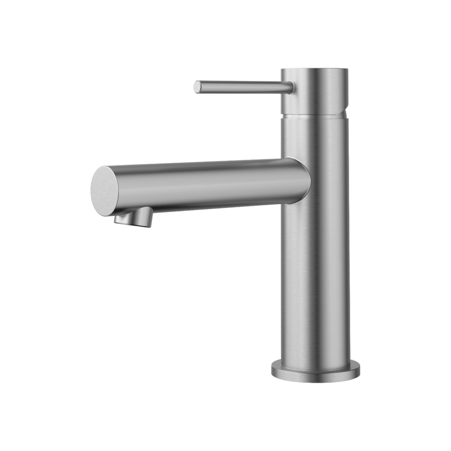 Otus Slimline Stainless Steel Basin Mixer - Stainless Steel