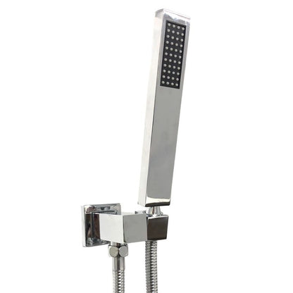 AQ Square Hand Held Shower Set - Chrome